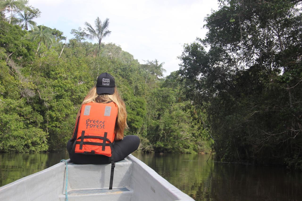 Green Forest Ecolodge Puerto Montufar エクステリア 写真